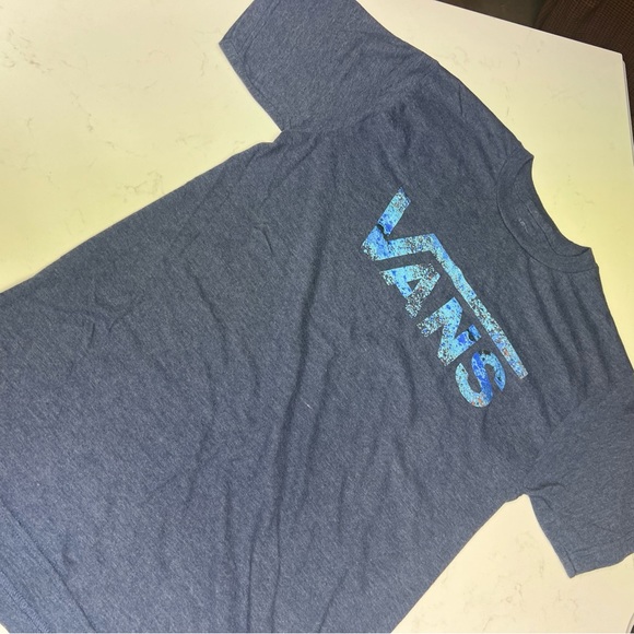 Vans T-Shirt - Size Small - Heathered Blue - Picture 4 of 13